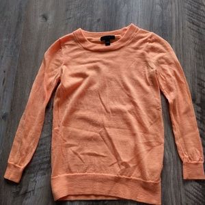 Tangerine J Crew Sweater